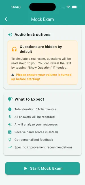 IELTS Speaking 2026 Mock Exam screenshot 4