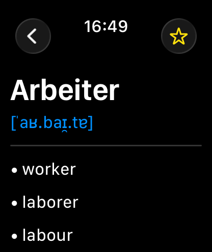 German - language dictionary