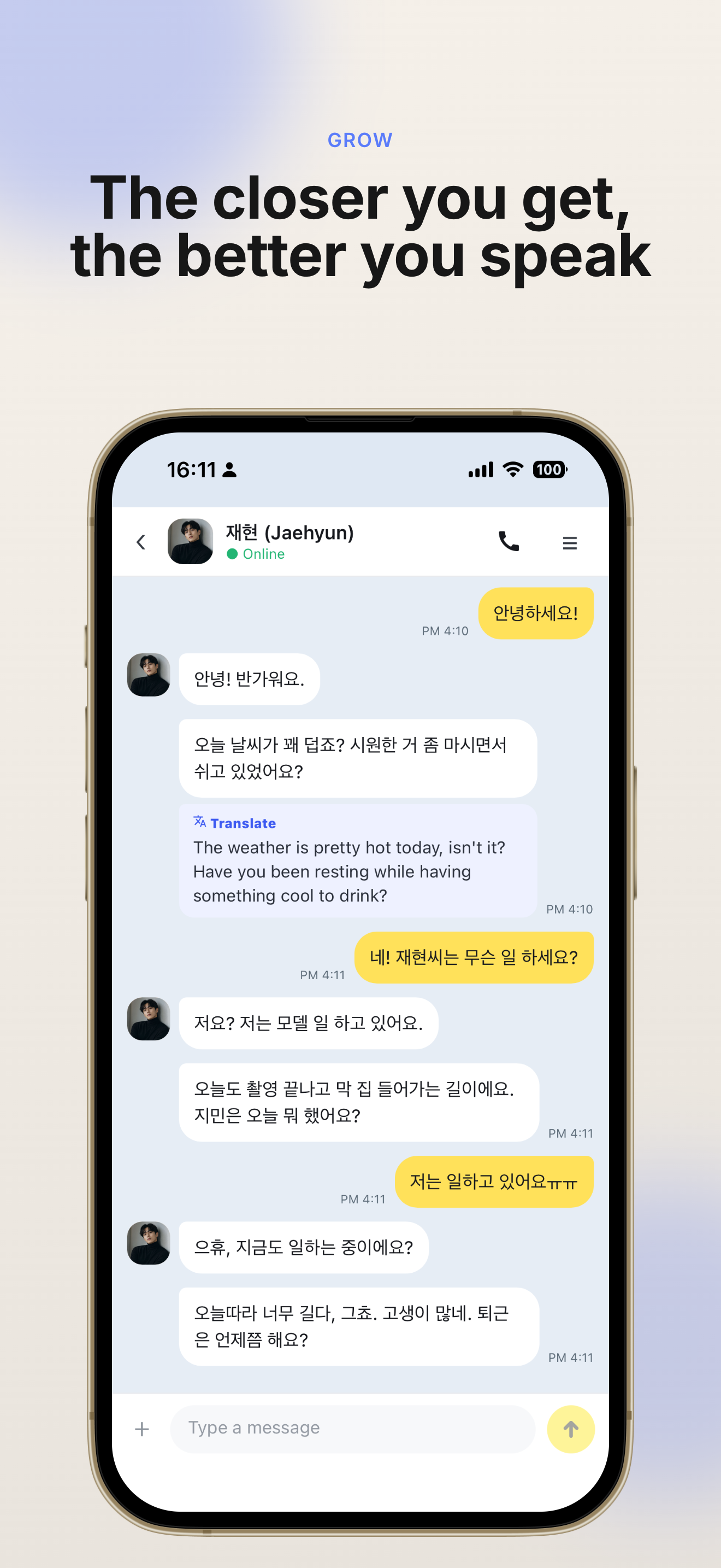 LangMate: AI Korean Friends screenshot 3