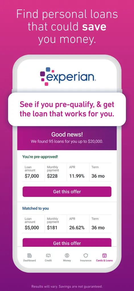 Experian® - Finance App | MWM