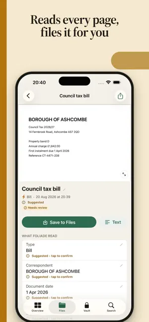 Foliade: Document Organiser screenshot 2