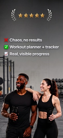 Workout Day: Gym App & Tracker Screenshot 1 of 9