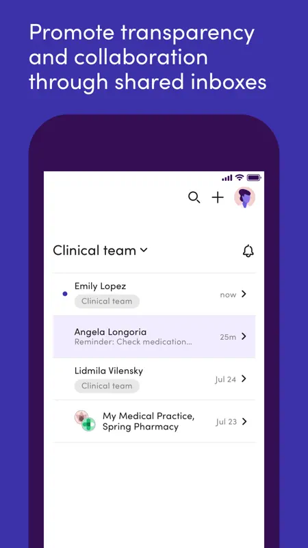 Klara – Patient communication screenshot 6 of 7
