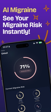 MigraFocus Migraine Tracker AI Screenshot 1 of 10