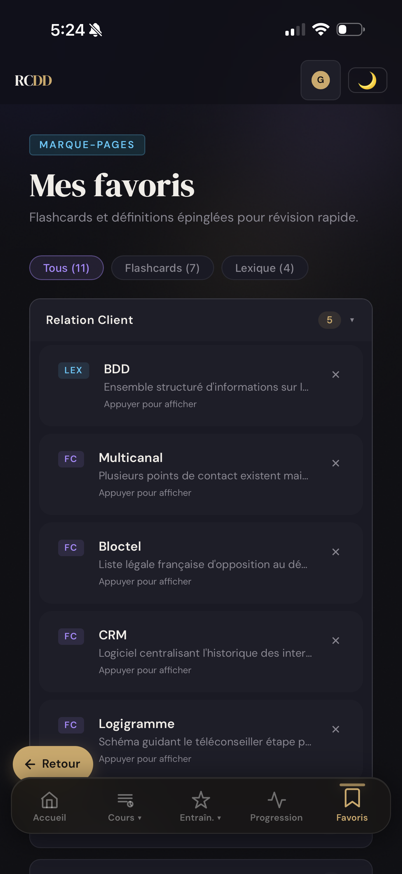 RCDD - Révision BTS NDRC