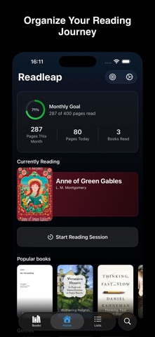Readleap - Book Tracker Screenshot 1 of 8