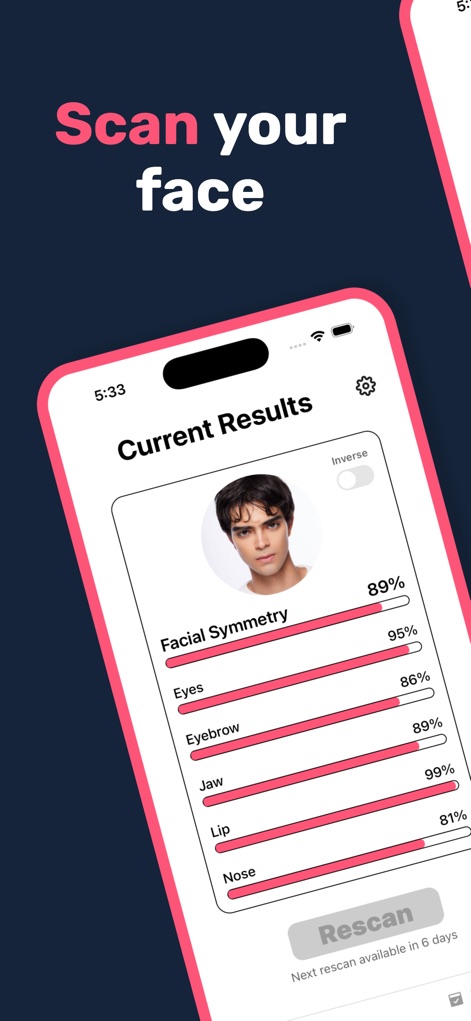 Symmetry AI: Face Scanner - App de Estilo de vida | MWM