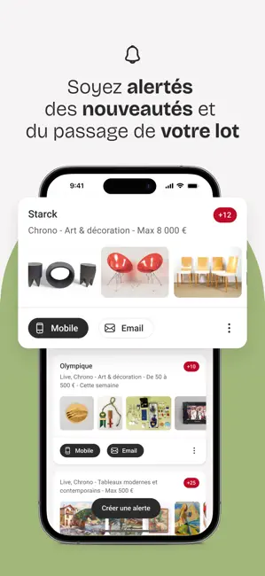 Interencheres enchère en ligne iPhone screenshot 6