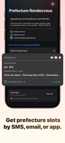 Prefecture Alerts screenshot