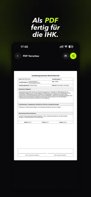 BerichtsheftKI screenshot 4