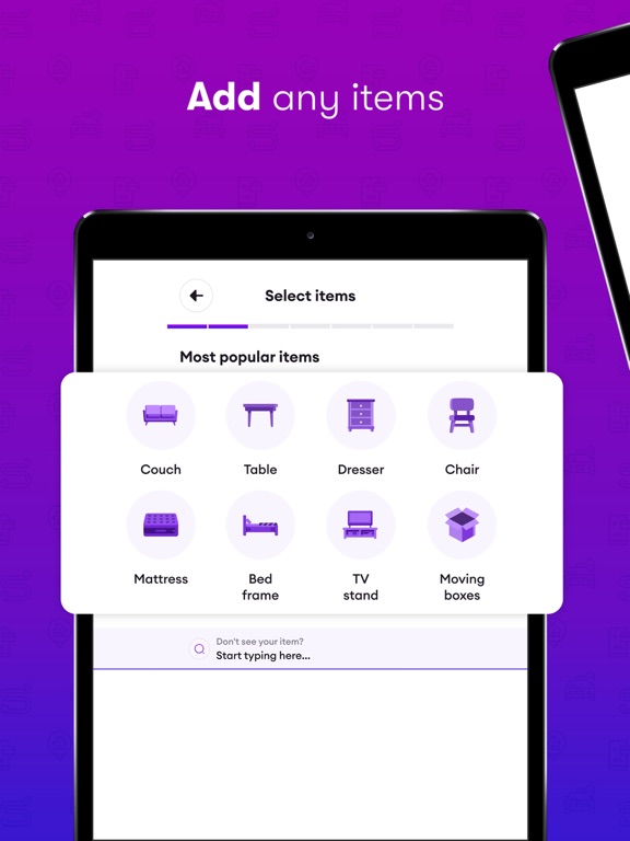 Muvr - Request movers iPad screenshot 3 - Lifestyle app