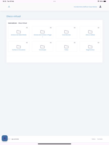Assescon iPad screenshot