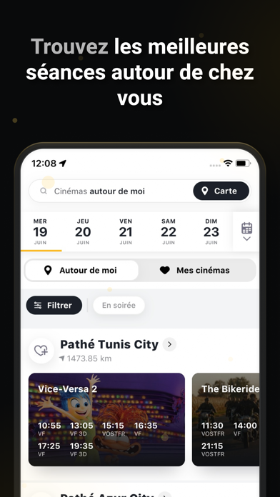 Pathé Tunisie iPhone screenshot 3 - Entertainment app