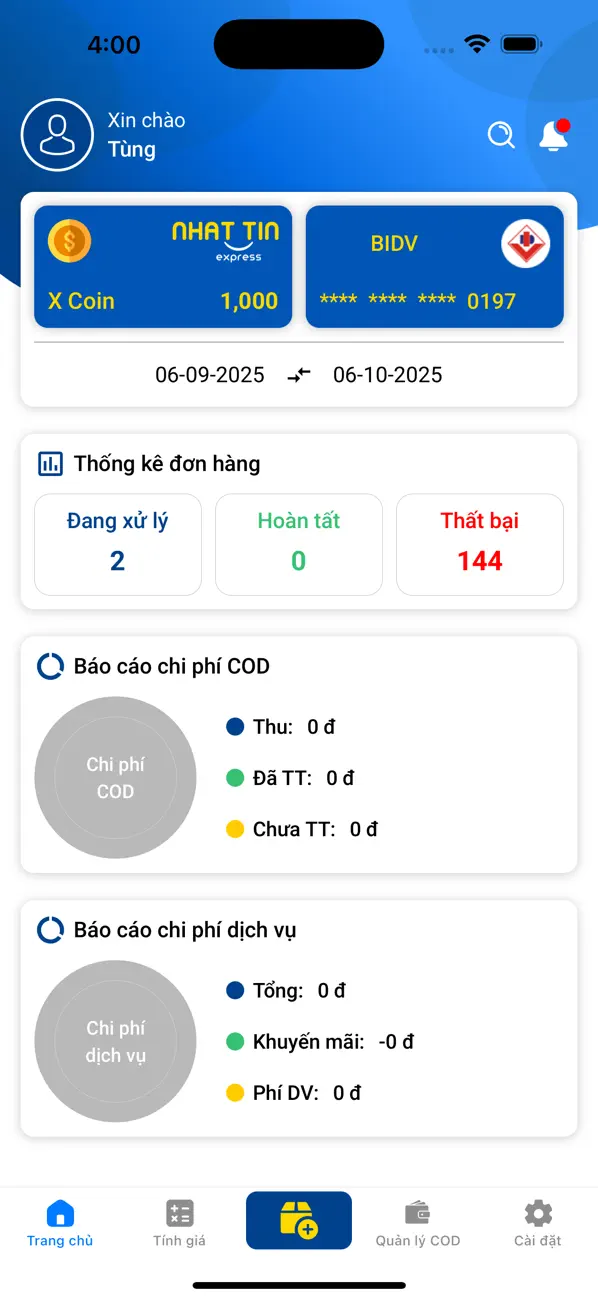 Screenshot #1 pour Nhất Tín Express