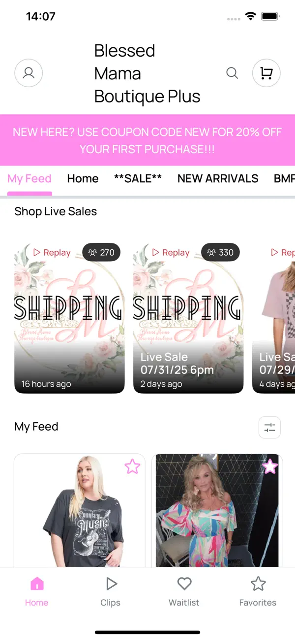 Screenshot #2 pour Blessed Mama Boutique Plus