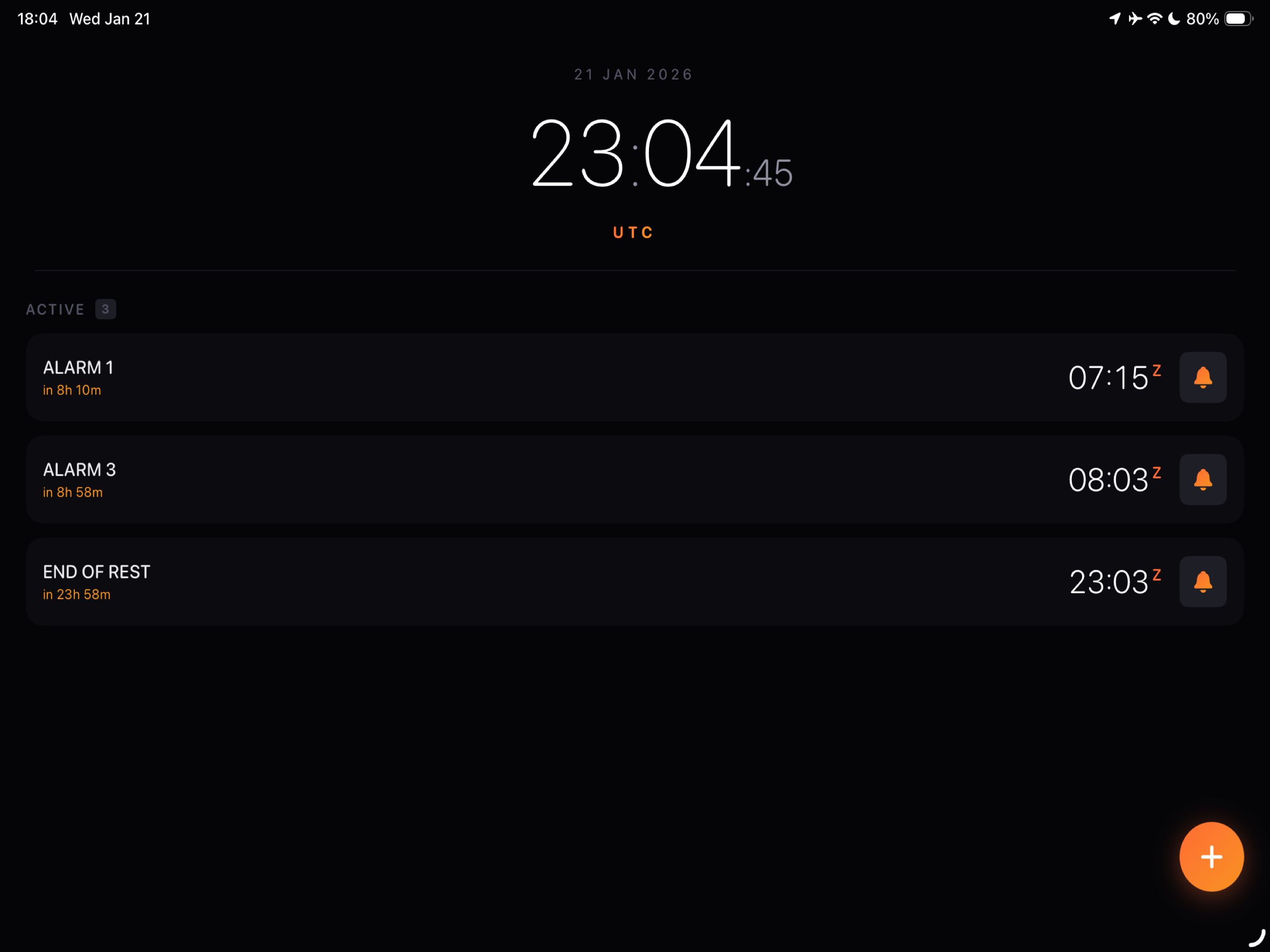 UTC ALARM