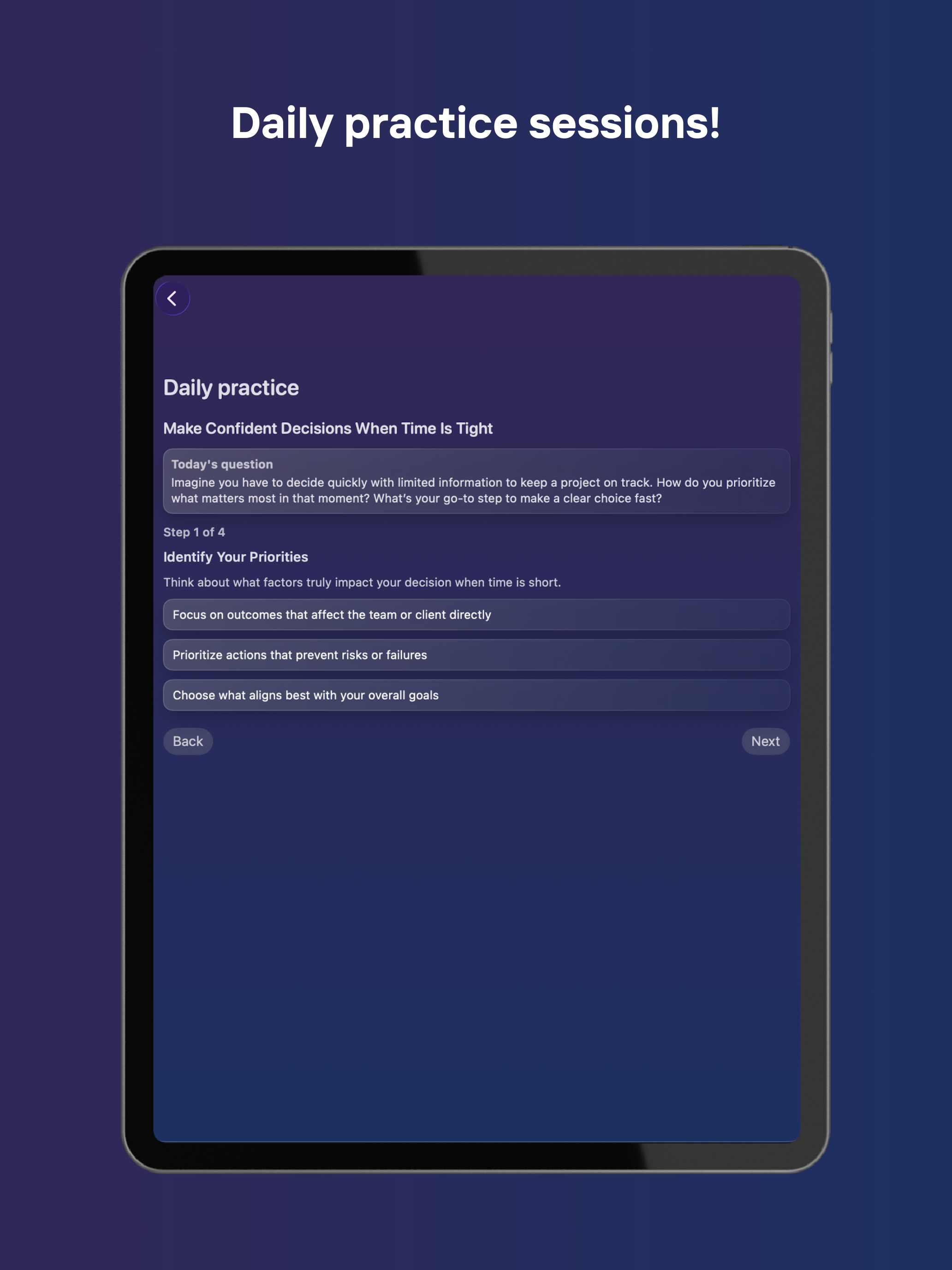 Daily Input for Leaders screenshot 8