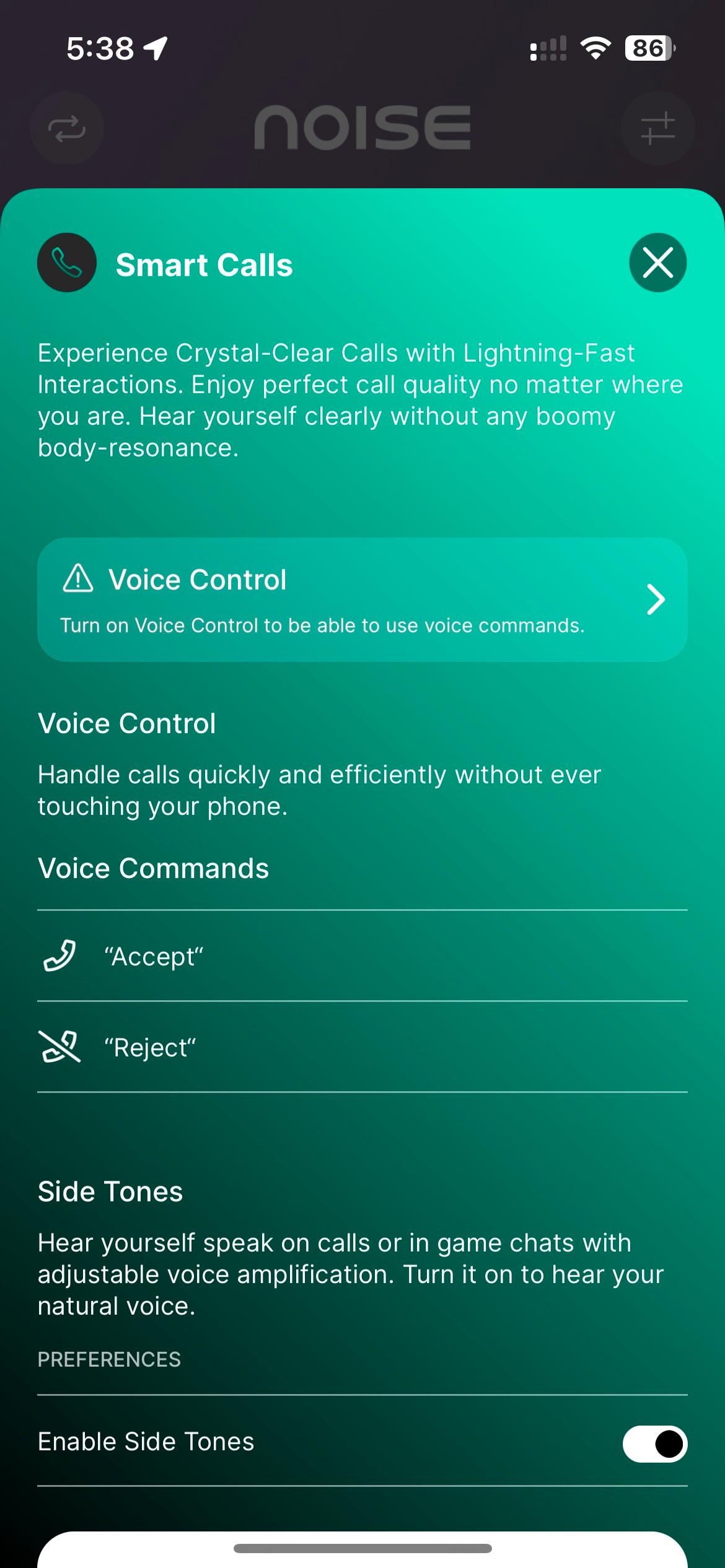 Noise BUDSLINK screenshot 4