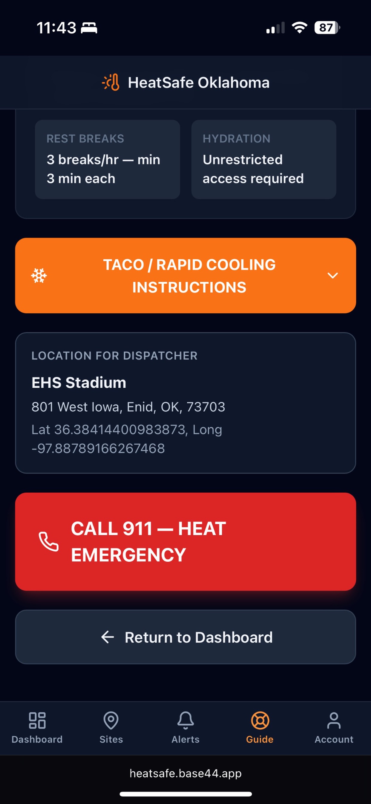 Screenshot 1 of HeatSafe Oklahoma