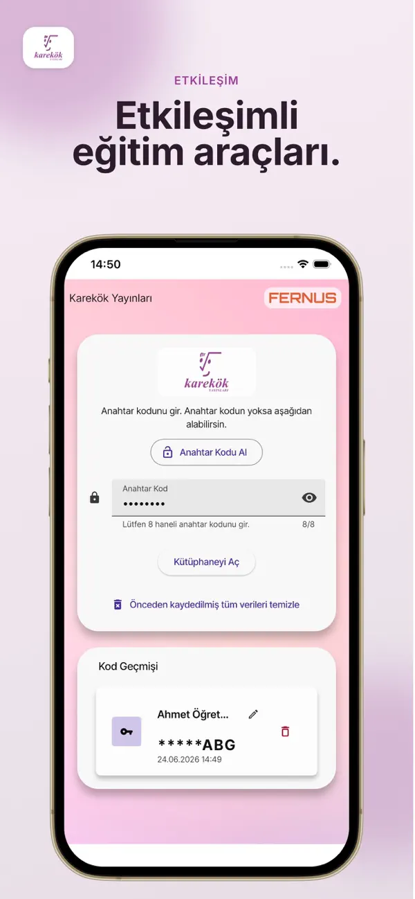 Screenshot #1 pour Karekök Mobil Kütüphane