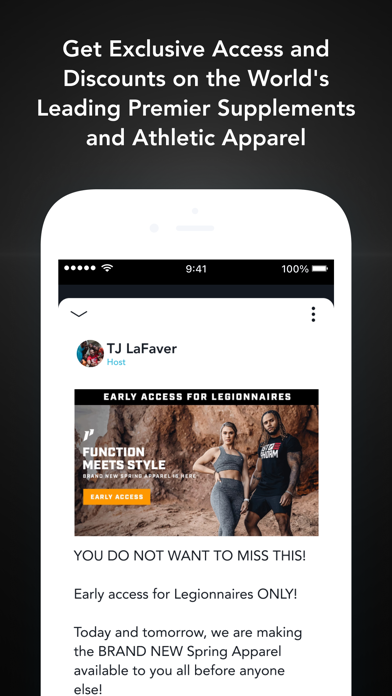 Legionnaire Connect Screenshot