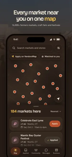 VendorsMap: Markets & Fairs screenshot 1
