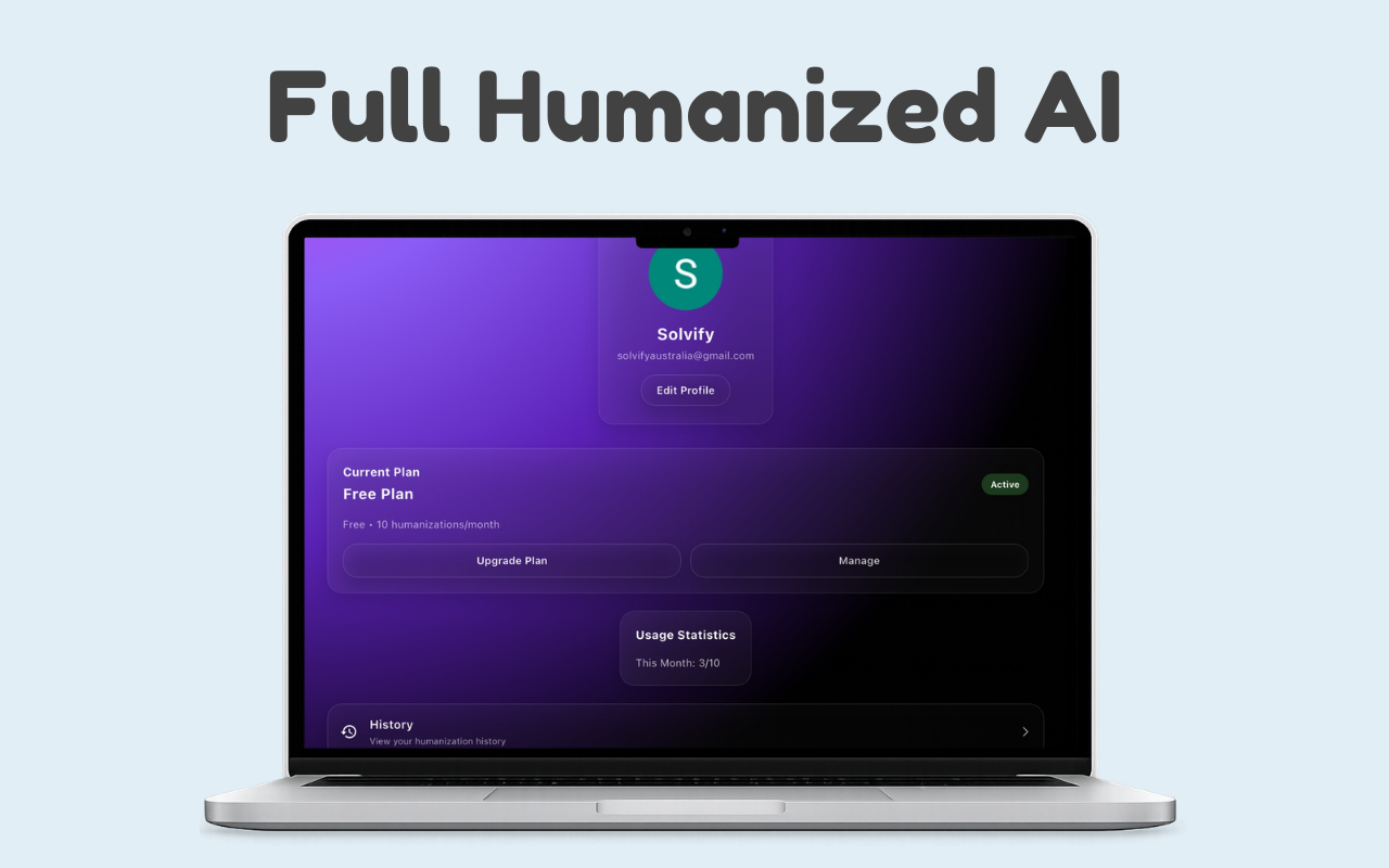 Text Humanizer : Humanize AI