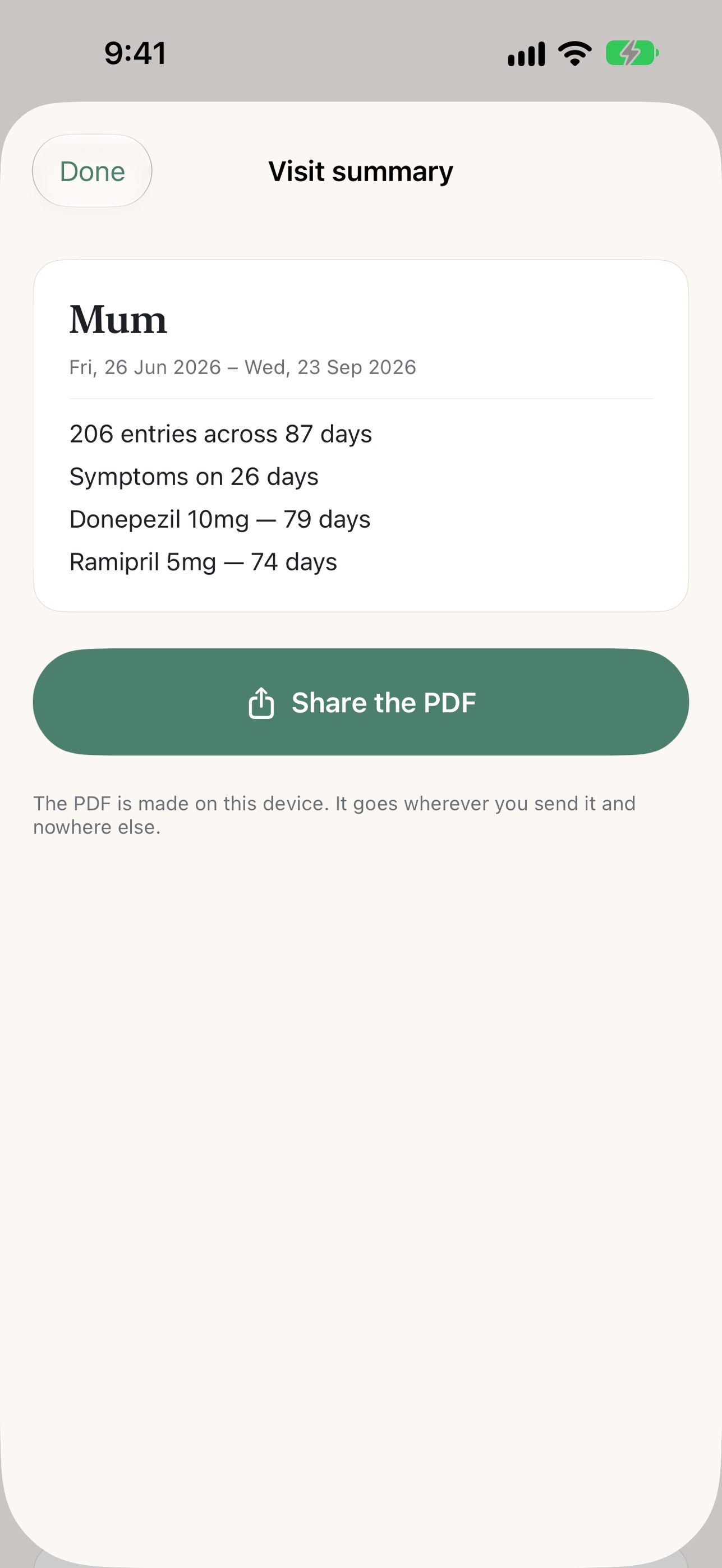 Screenshot 7 of CareLog