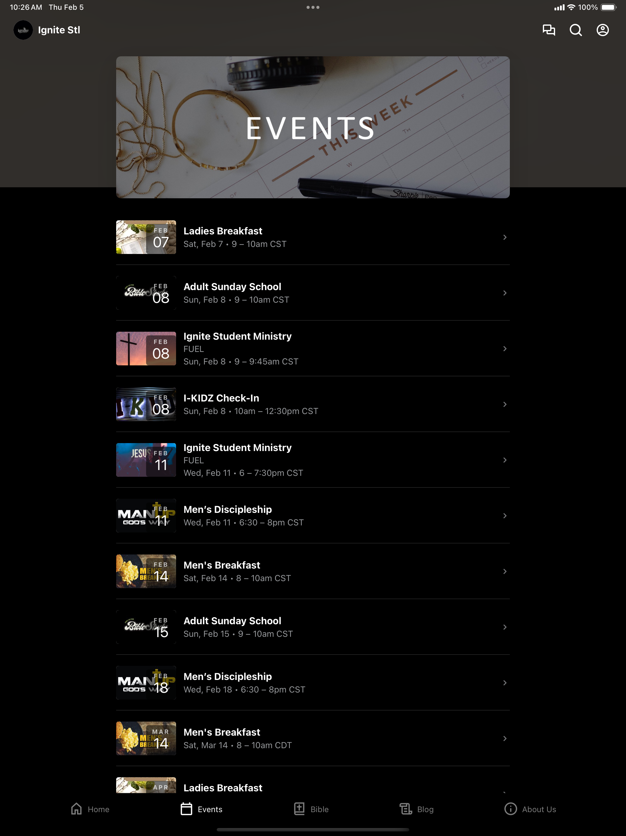 Ignite Church Stl screenshot 6