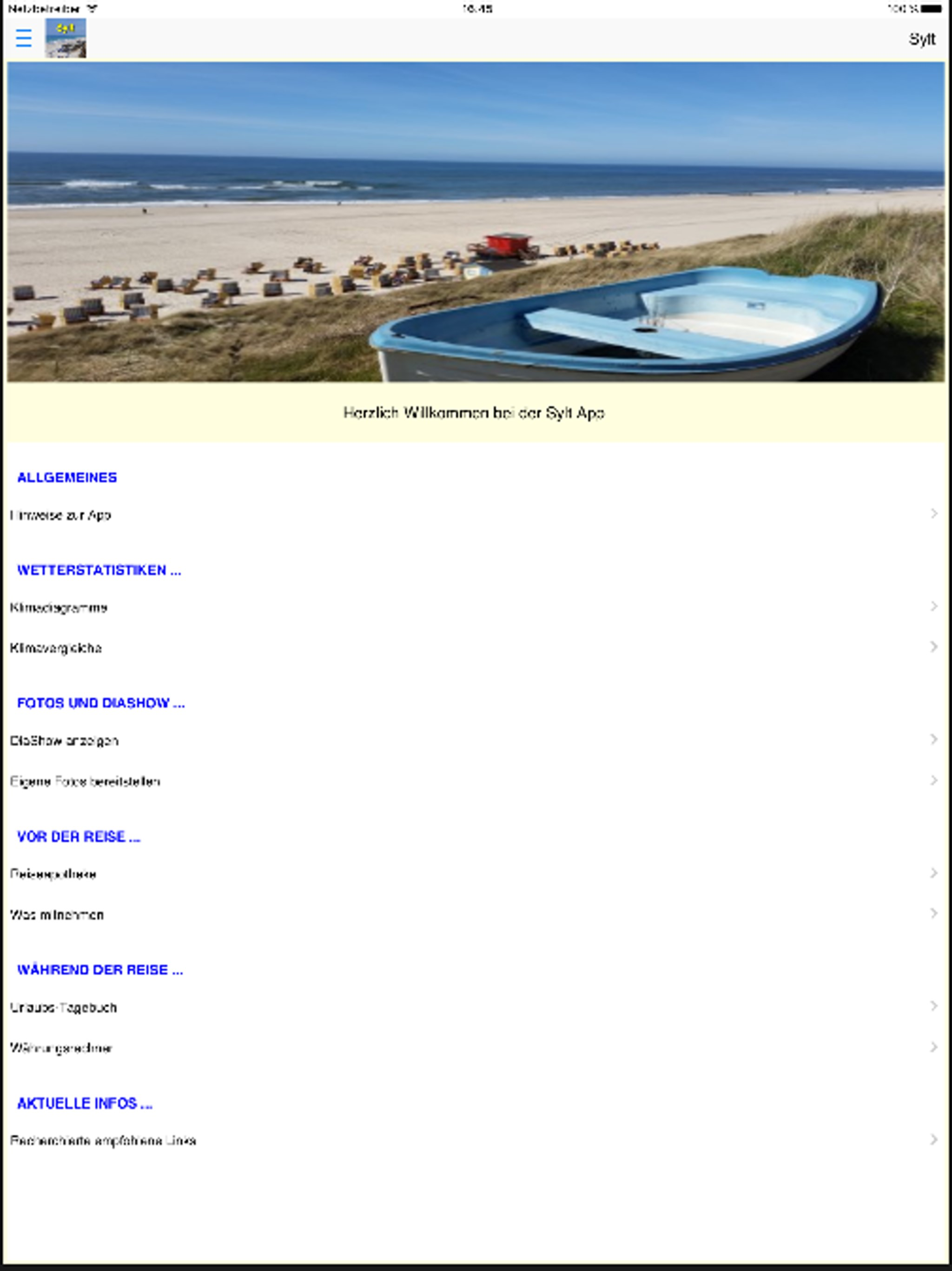 Sylt App für den Urlaub screenshot 10