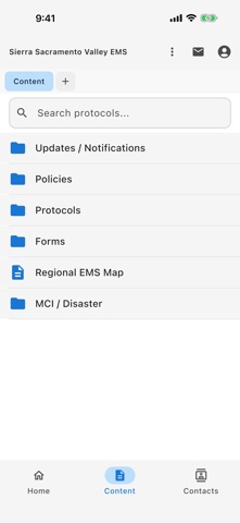 S-SV EMS Agency iPhone screenshot