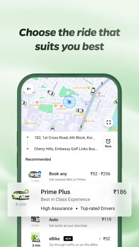 Ola: Book Cab, Auto, Bike Taxi screenshot 2 of 8