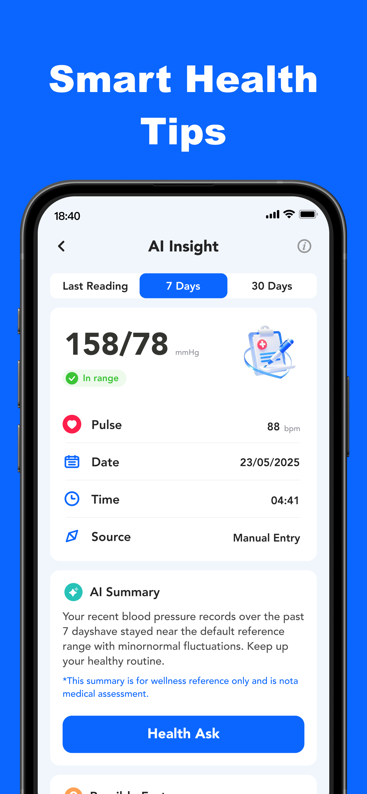 ArtaBP: AI Blood Pressure Log screenshot 8