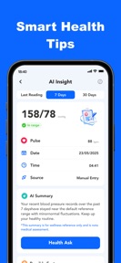 ArtaBP: AI Blood Pressure Log screenshot