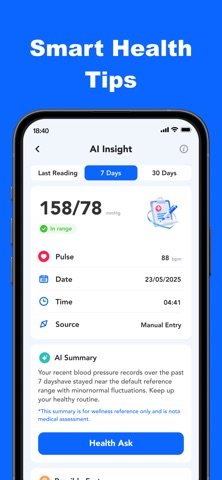 ArtaBP: AI Blood Pressure Log iPhone screenshot 8
