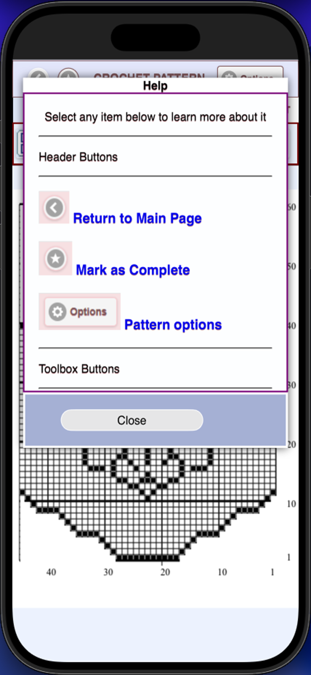 Filet Crochet Top Creator screenshot 9