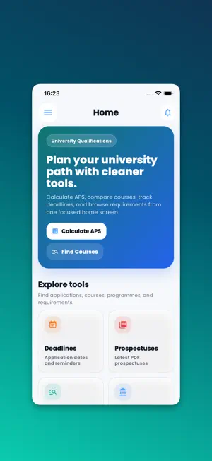 University Qualifications screenshot 2