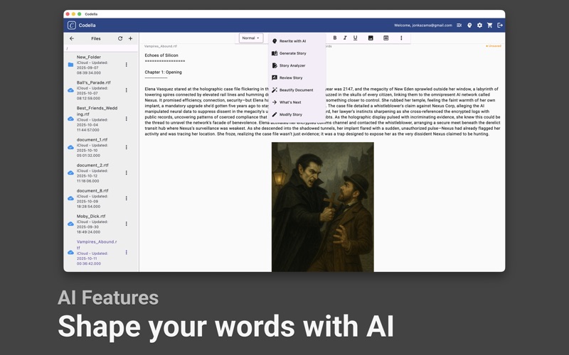 Codella - AI Story Writer screenshot