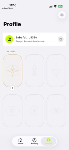 Presto: Tempo Wallet iPhone screenshot