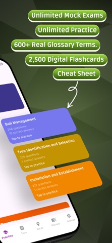 ISA Flashcards: Arborist Exam iPhone screenshot