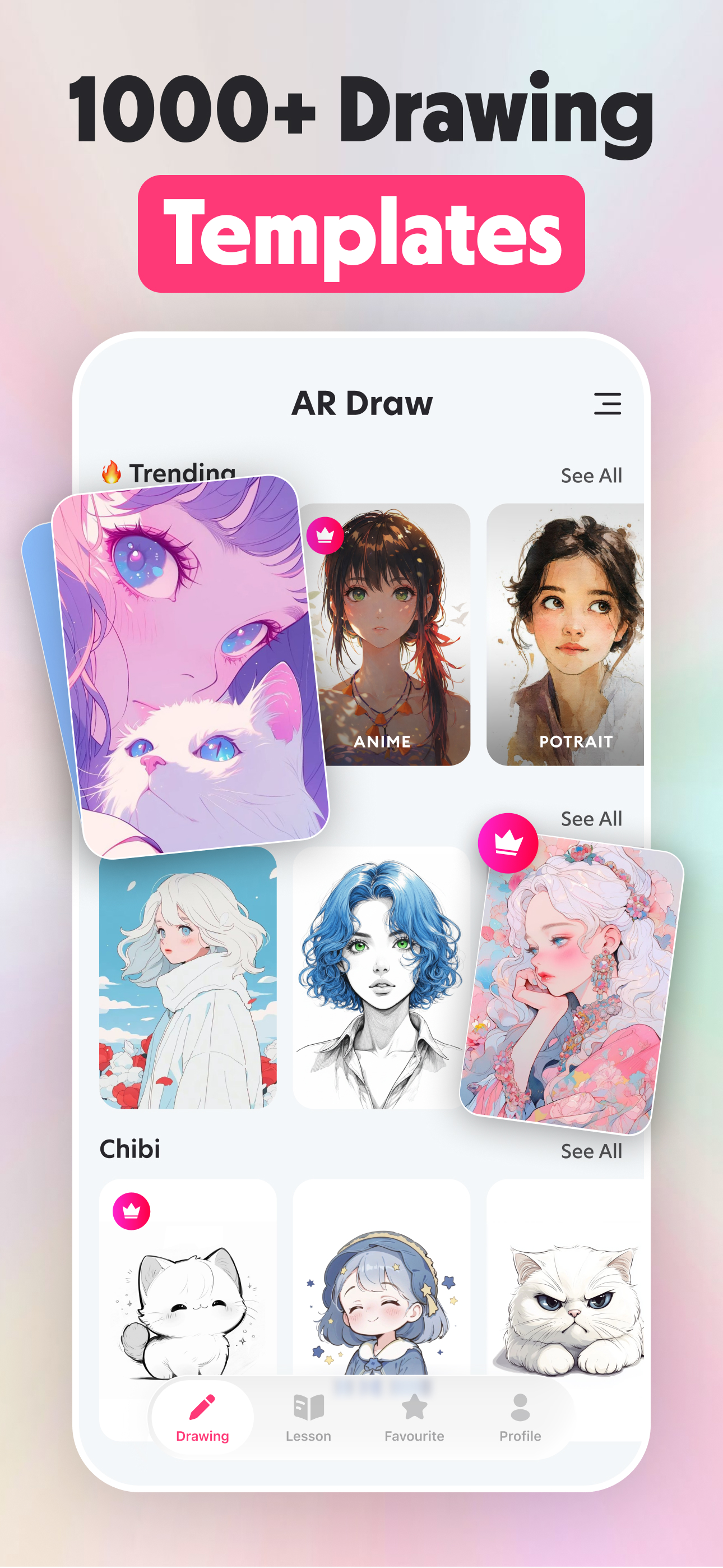 AR Trace Drawing: Sketch & AI