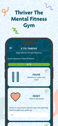Thriver: Mental Fitness Gym screenshot 2