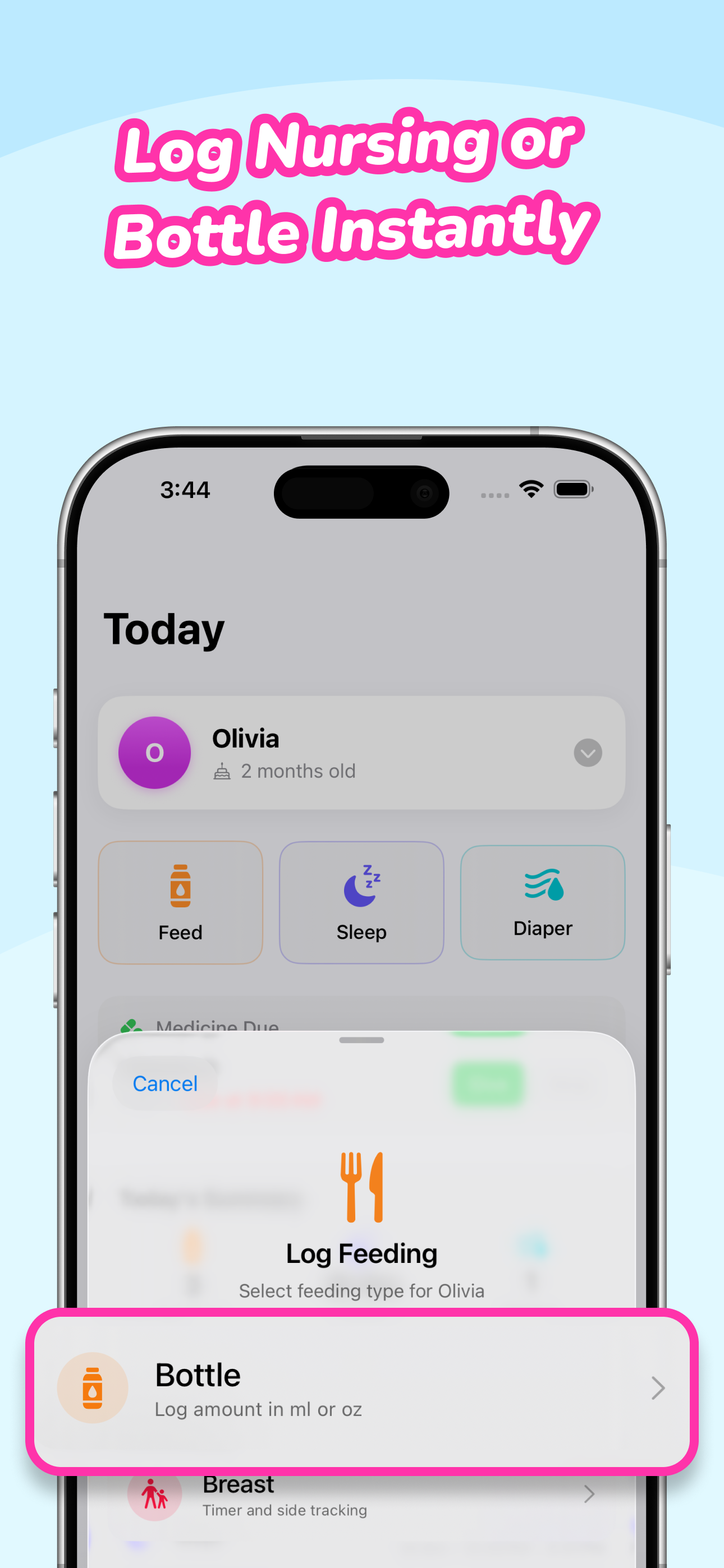 BabyTracker - Feeding & Diaper