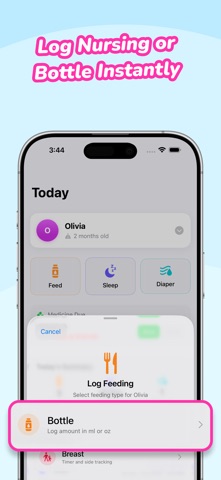 BabyTracker - Feeding & Diaper screenshot