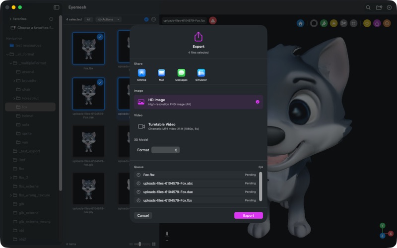 Eyemesh screenshot 3