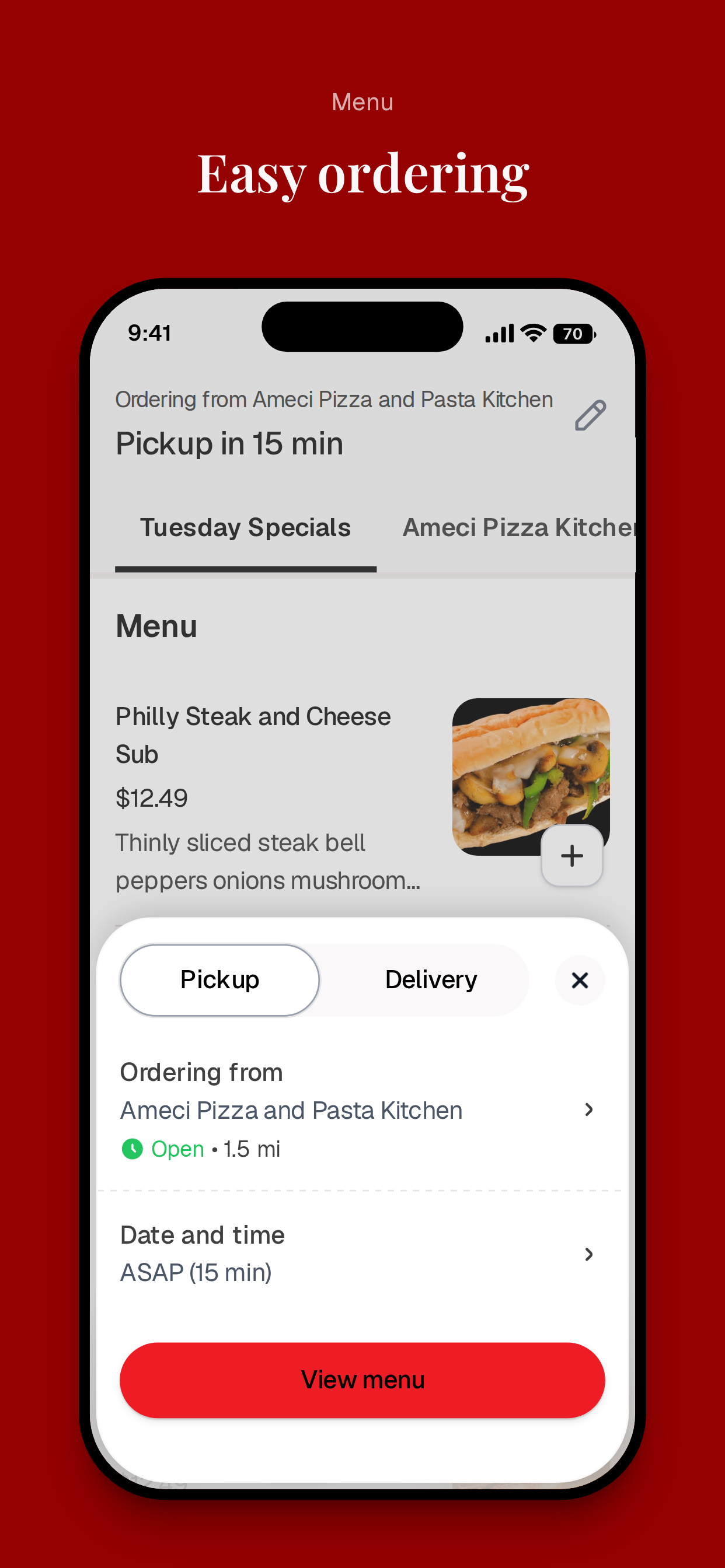 Ameci Pizza and Pasta Kitchen