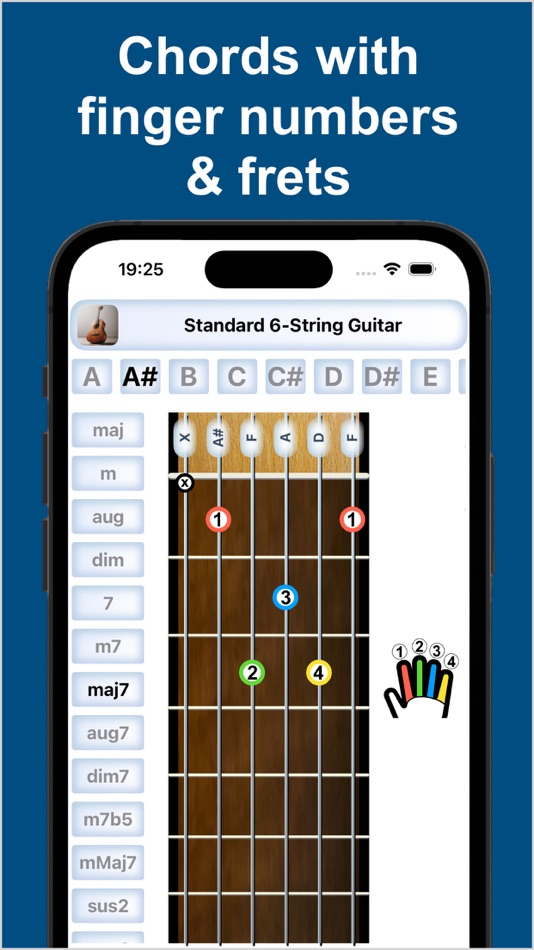 #2. Universal Tuner & Chords (iOS) 作者: Kesifler Dunyasi Ltd.