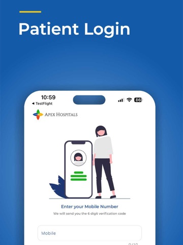 Apex Hospitals iPad screenshot