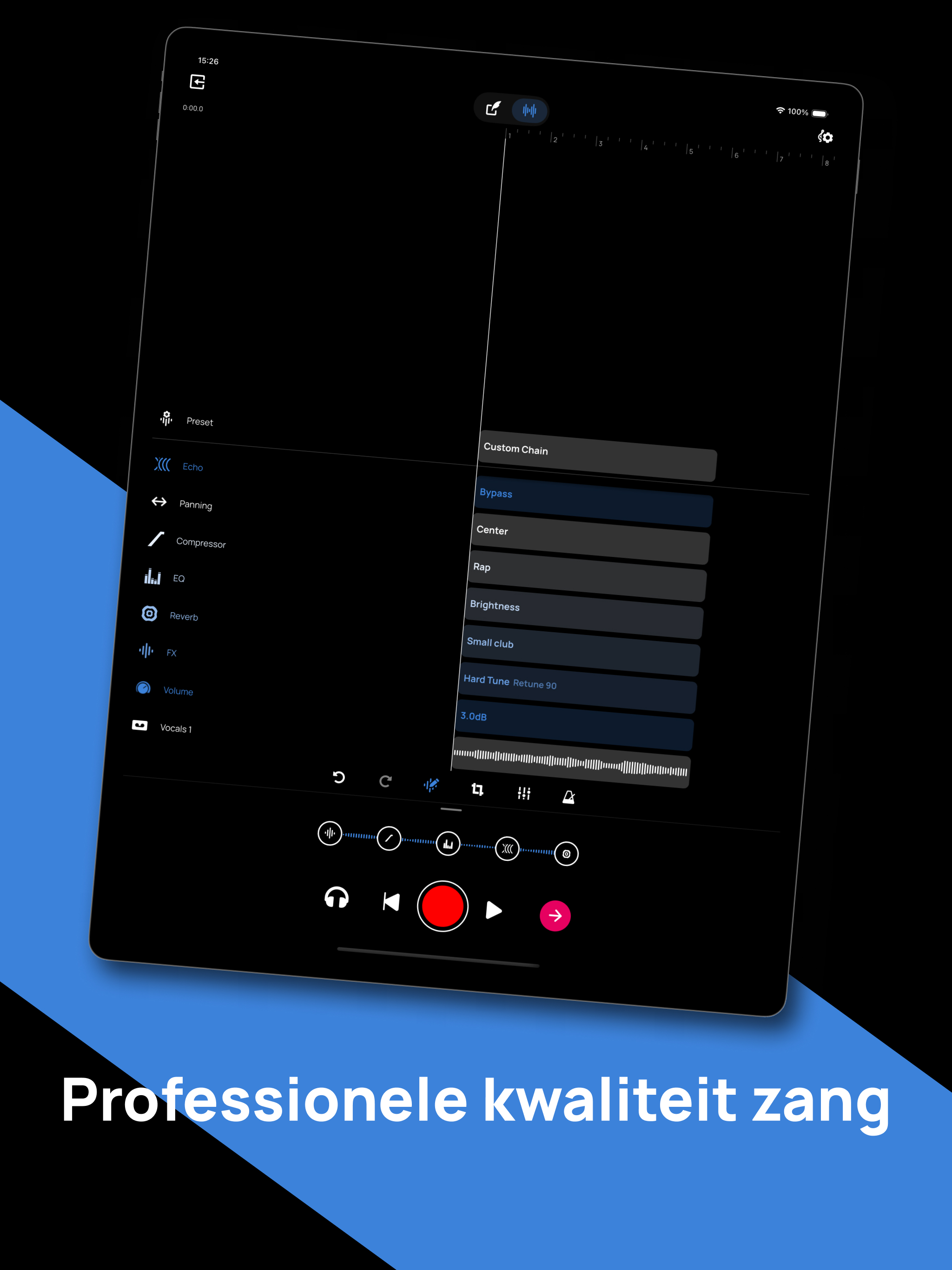 Voloco: Vocale Opnamestudio
