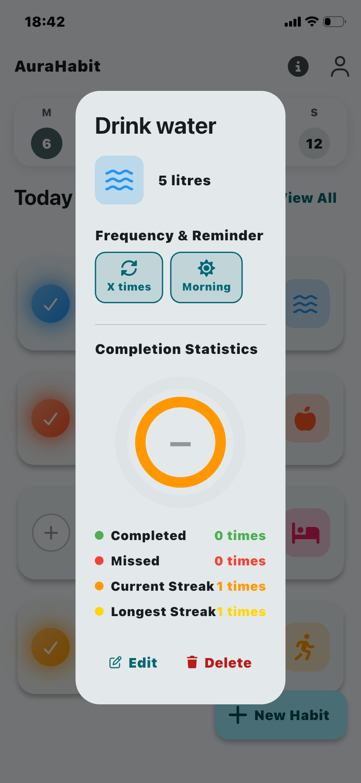 AuraHabit: Habits and Goals screenshot 3